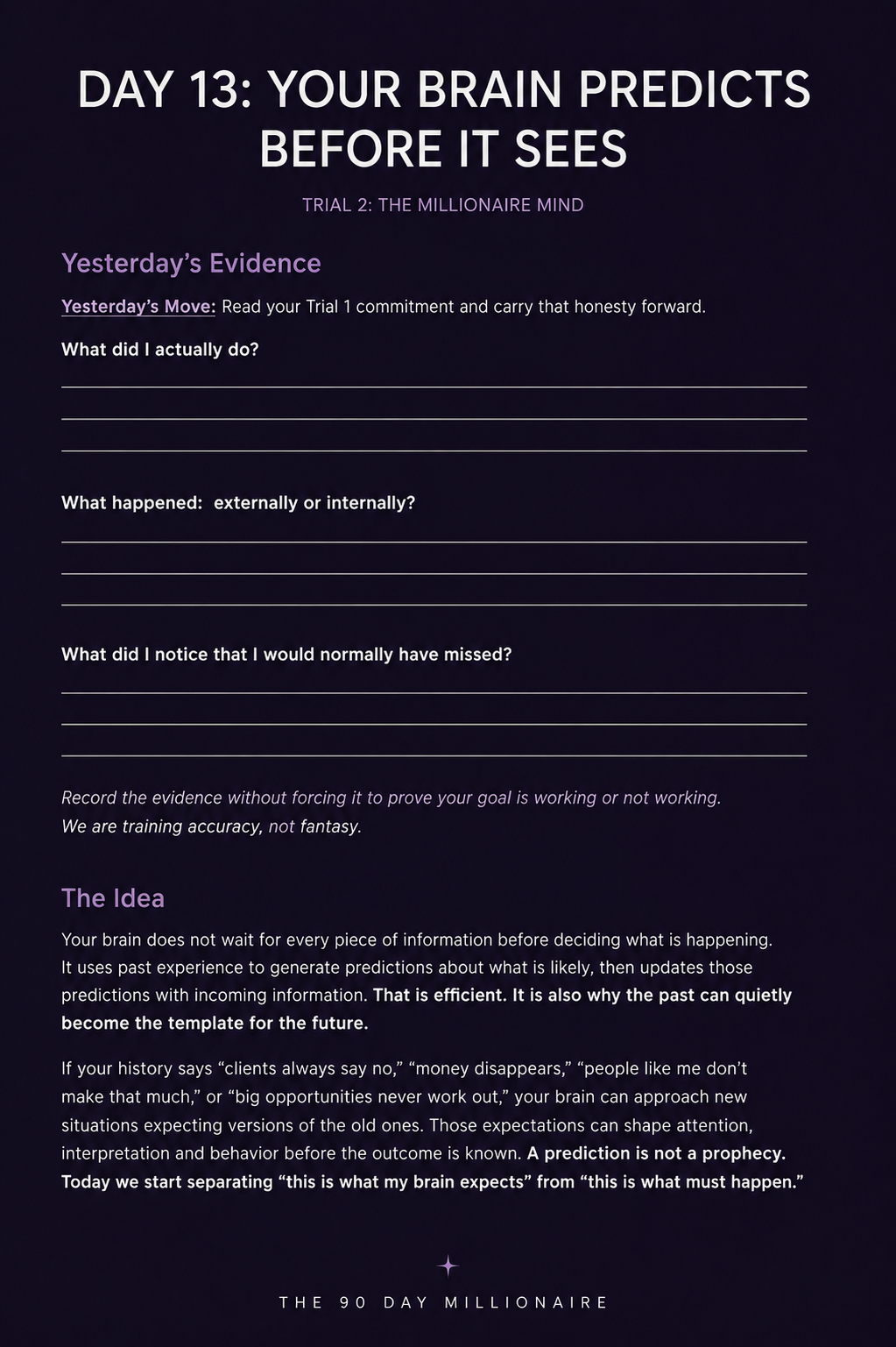The 90 Day Millionaire Guide // Digital