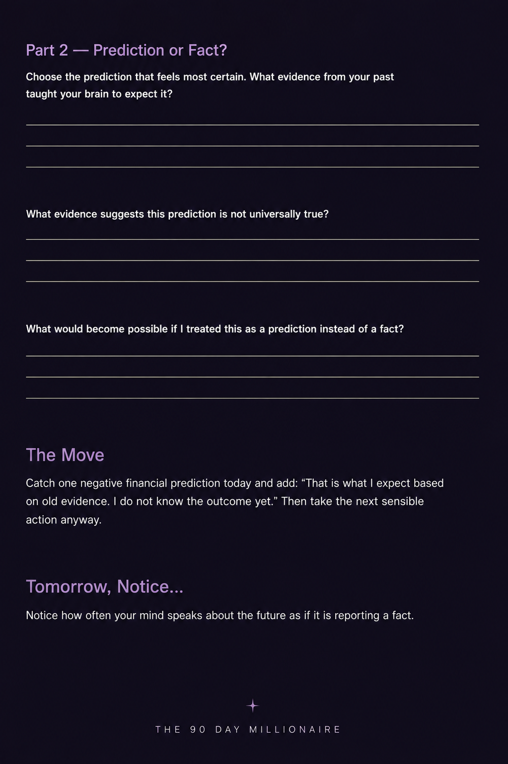 The 90 Day Millionaire Guide // Digital